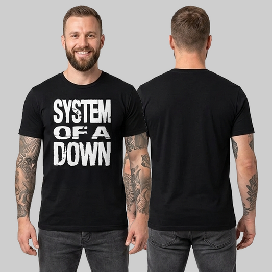 Camiseta Algodon System Of A Down Logo