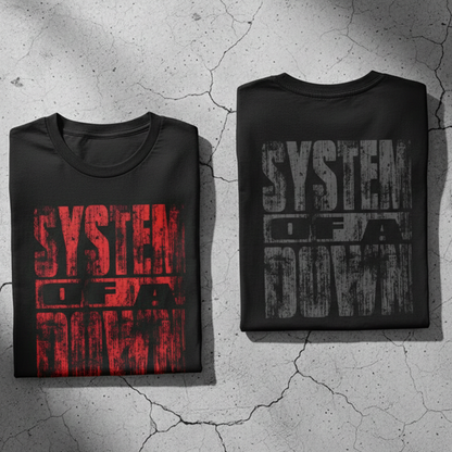 Camiseta Algodon Doble Estampado System Of A Down
