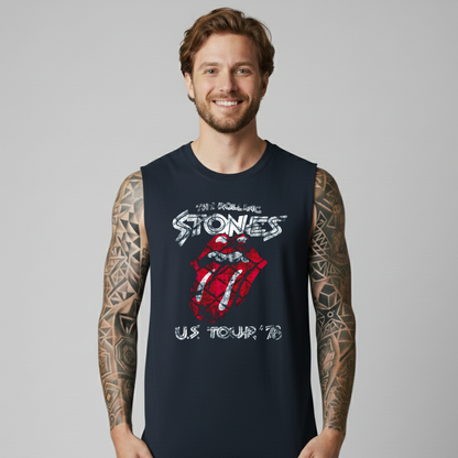 Esqueleto Manga Sisa The rolling Stones US tour 78 Rock Style