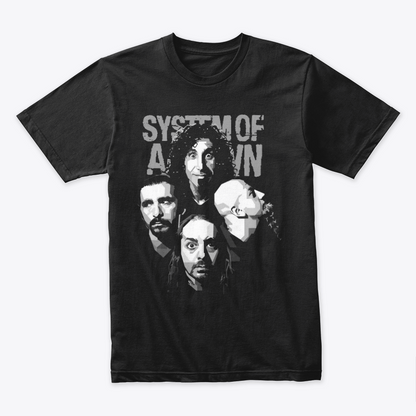 Camiseta Algodon System Of A Down Face Band