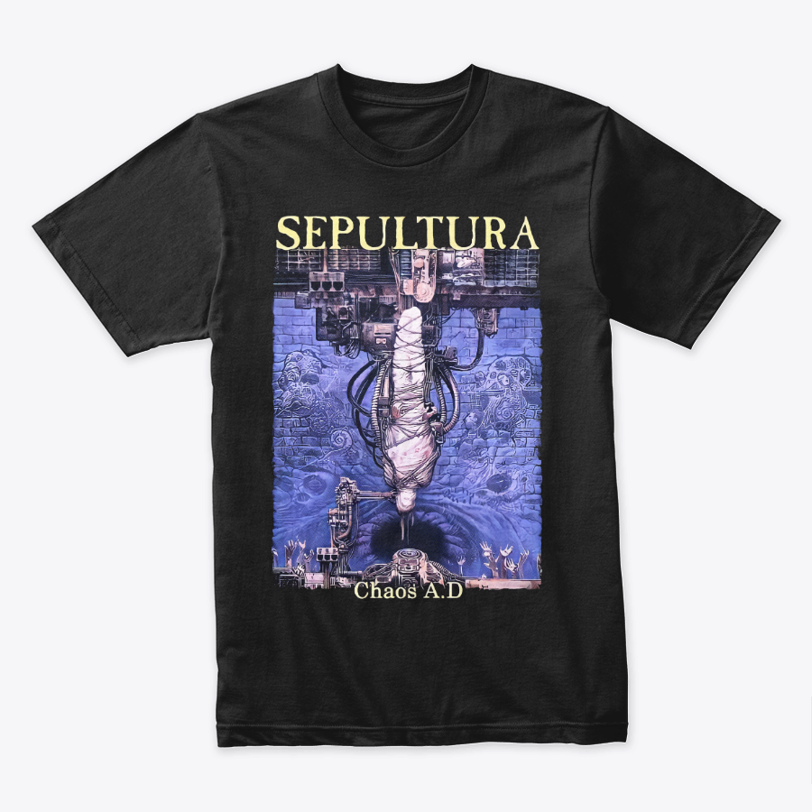 Camiseta Algodon Sepultura Chaos A.D