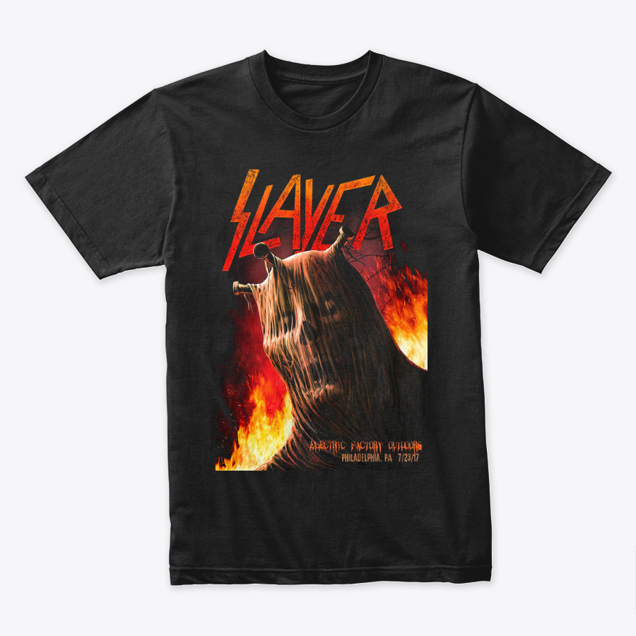 Camiseta Algodon Slayer Electric Factory Poster
