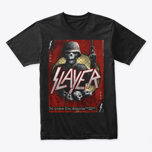 Camiseta Algodon Slayer San Francisco Poster