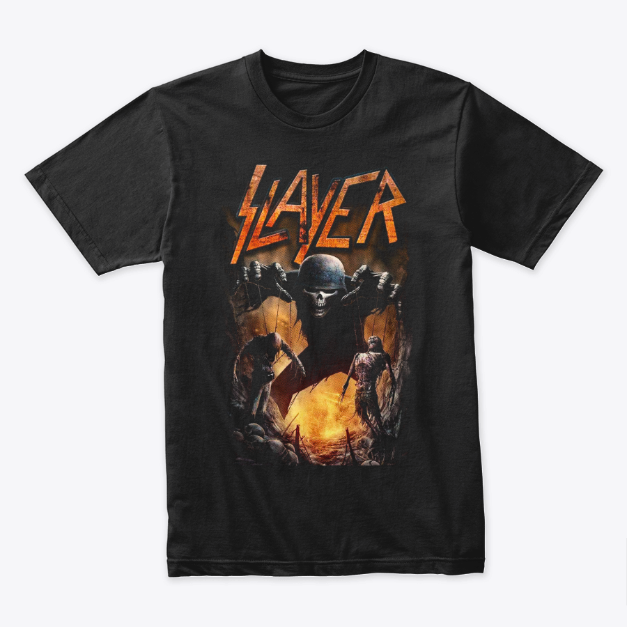 Camiseta Algodon Slayer Soldado Marioneta Orange