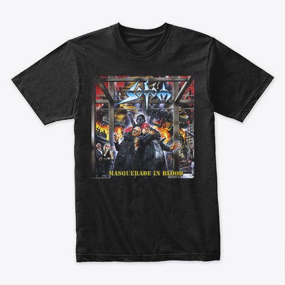 Camiseta Algodon Sodom Masquerade In Blood