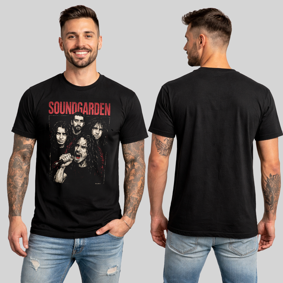 Camiseta Algodon Soundgarden Band 2