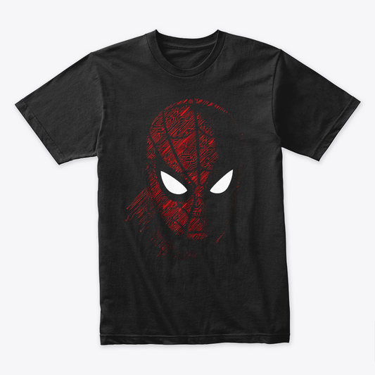 Camiseta Algodon Spiderman Face