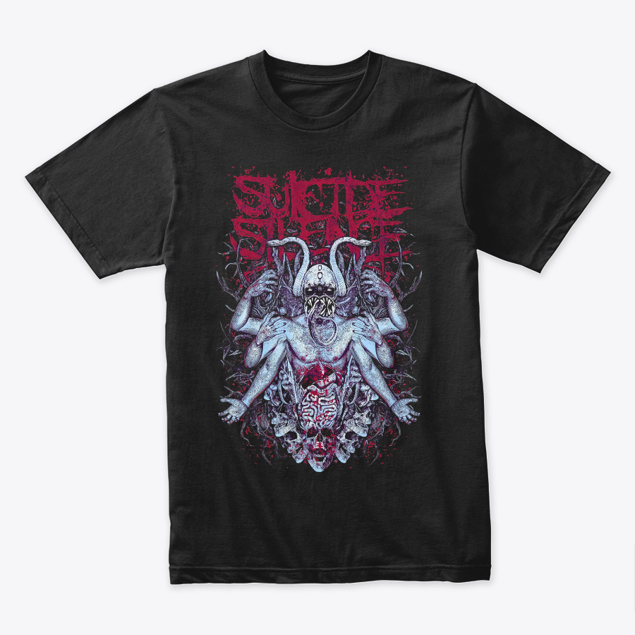 Camiseta Algodon Suicide Silence Full Poster Style