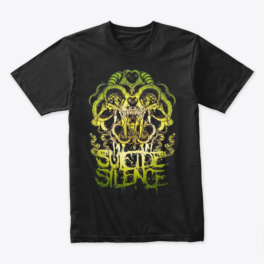 Camiseta Algodon Suicide Silence Monster Face