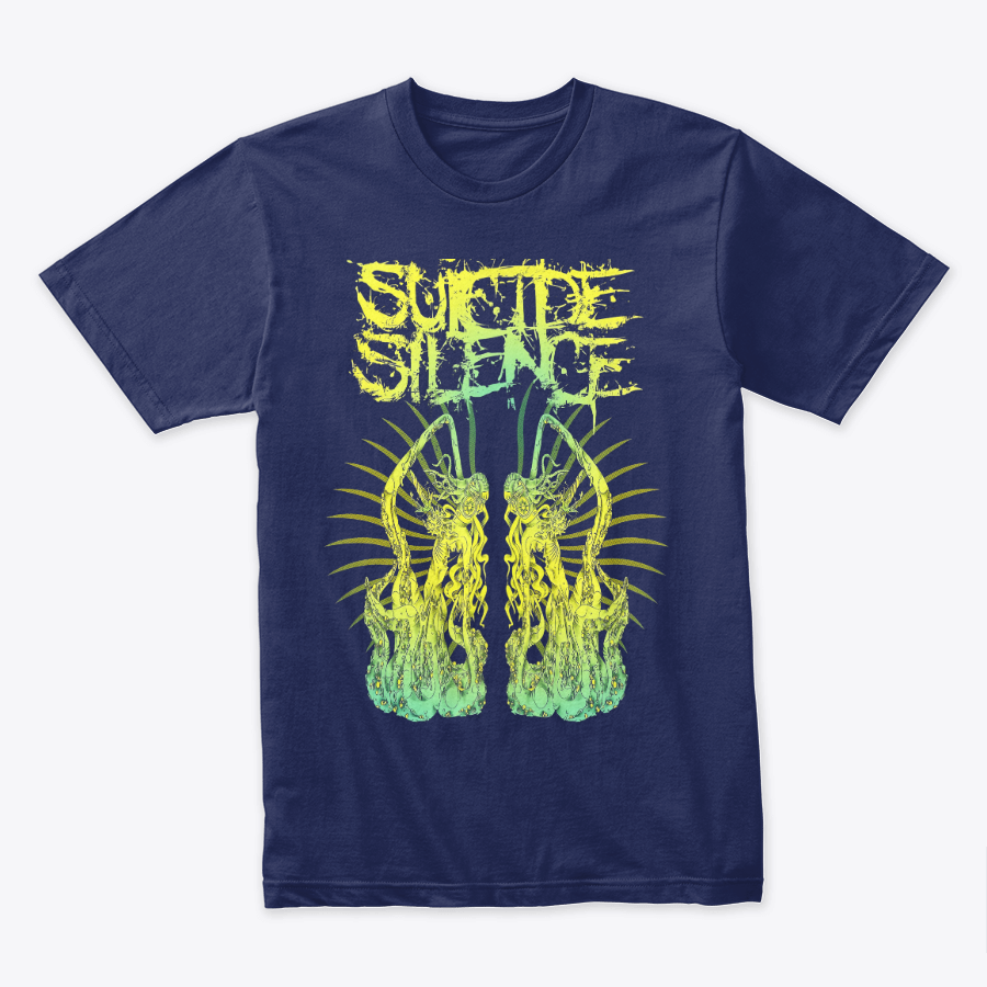 Camiseta Algodon Suicide Silence Style Art
