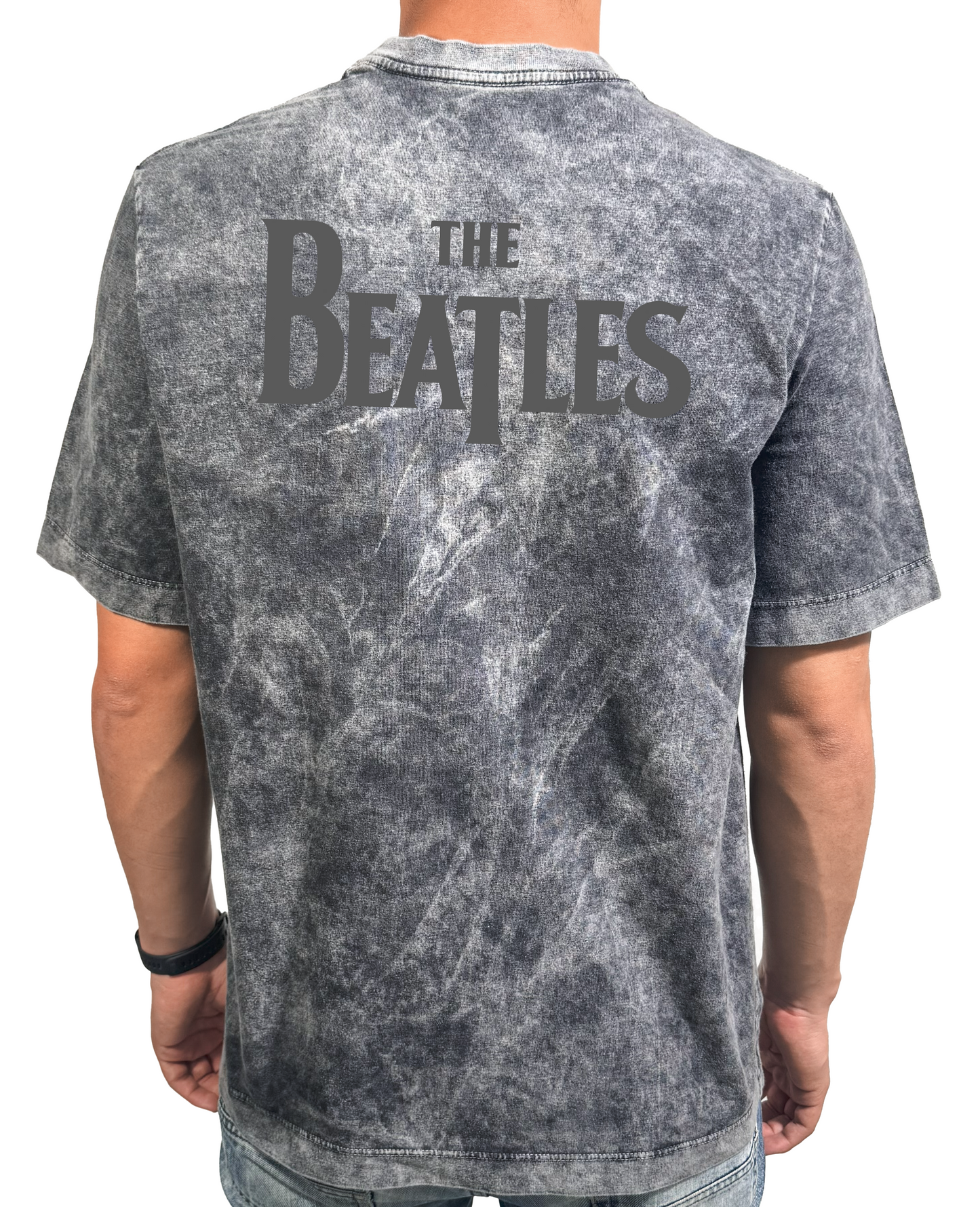 Camiseta Prelavada Algodon The Beatles Logo