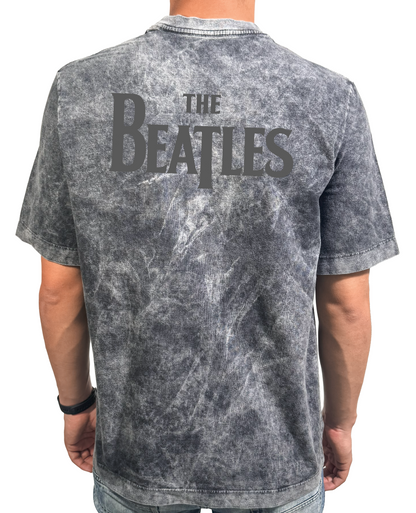 Camiseta Prelavada Algodon The Beatles Logo