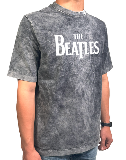 Camiseta Prelavada Algodon The Beatles Logo