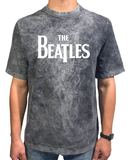 Camiseta Prelavada Algodon The Beatles Logo