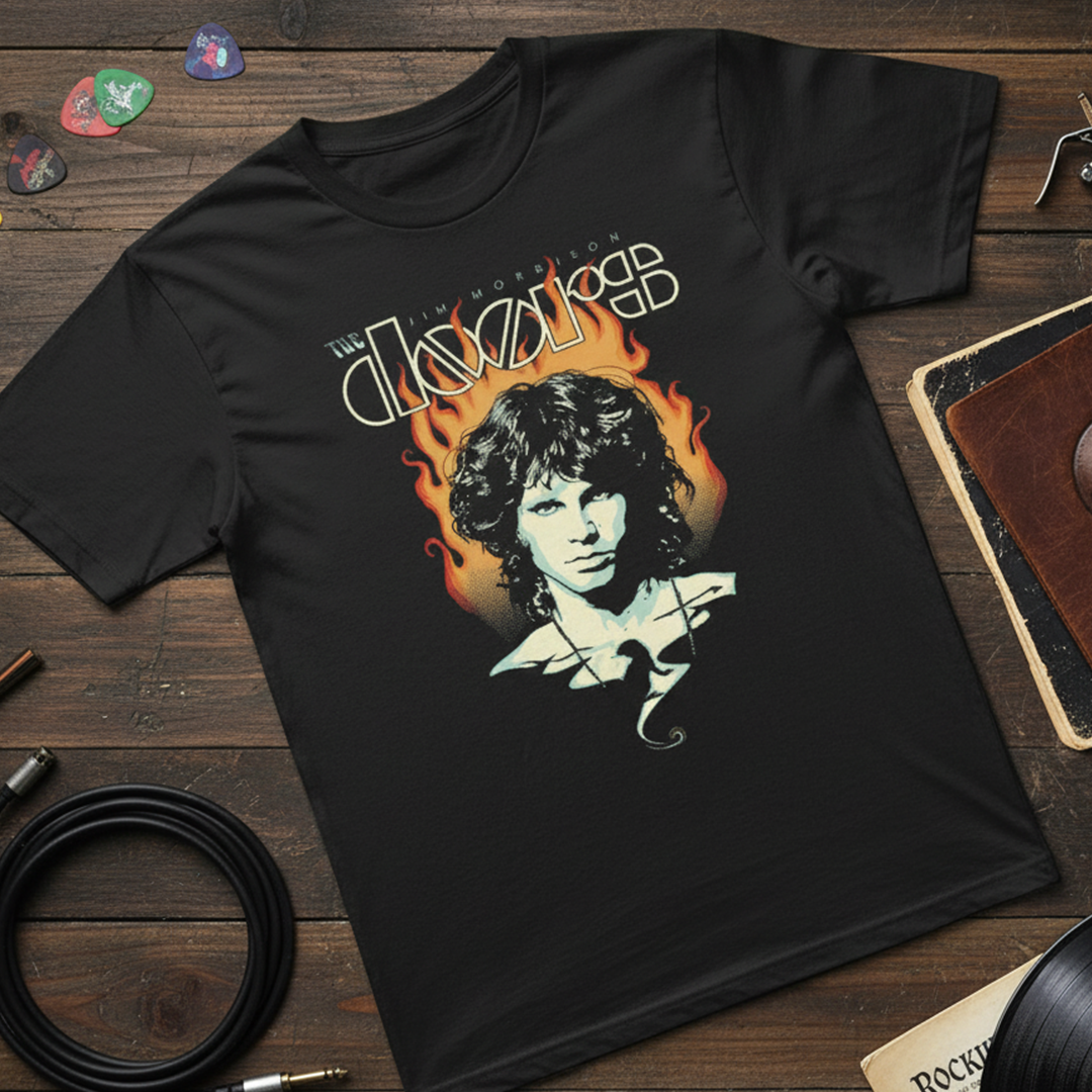 Camiseta Algodon The Doors Jim Morrison