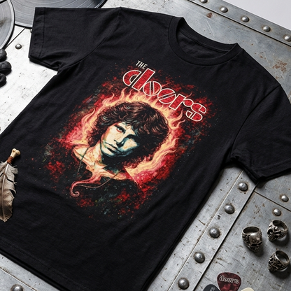 Camiseta Algodon The Doors Art
