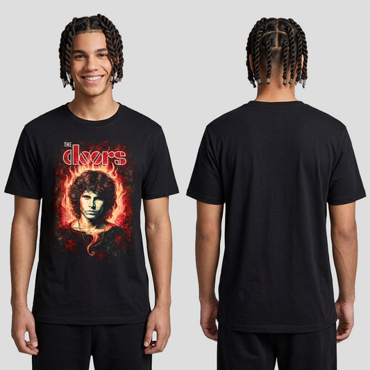 Camiseta Algodon The Doors Art