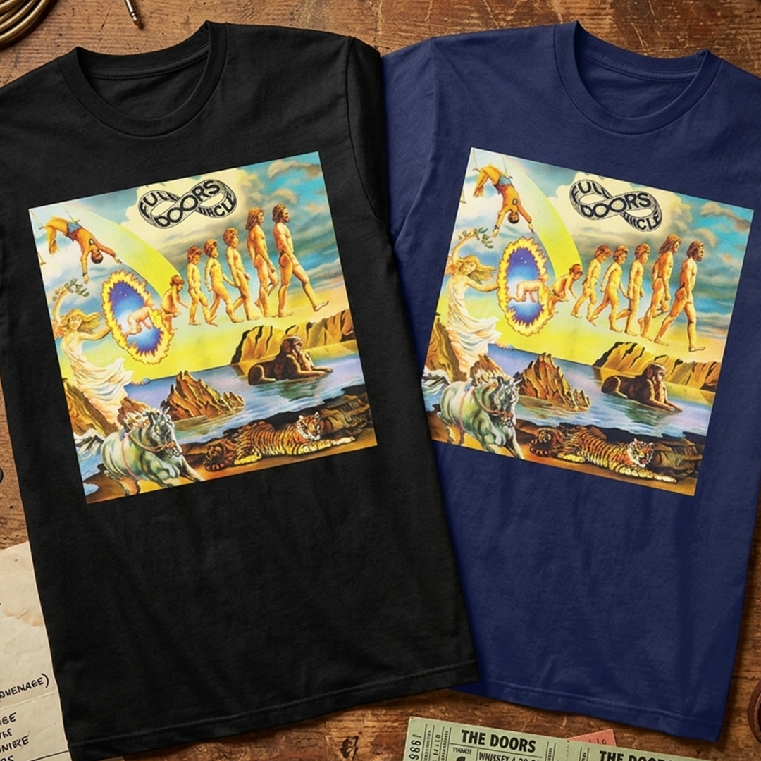 Camiseta Algodon The Doors Full Circle