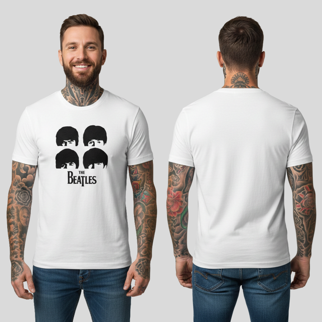 Camiseta Algodón The Beatles Face
