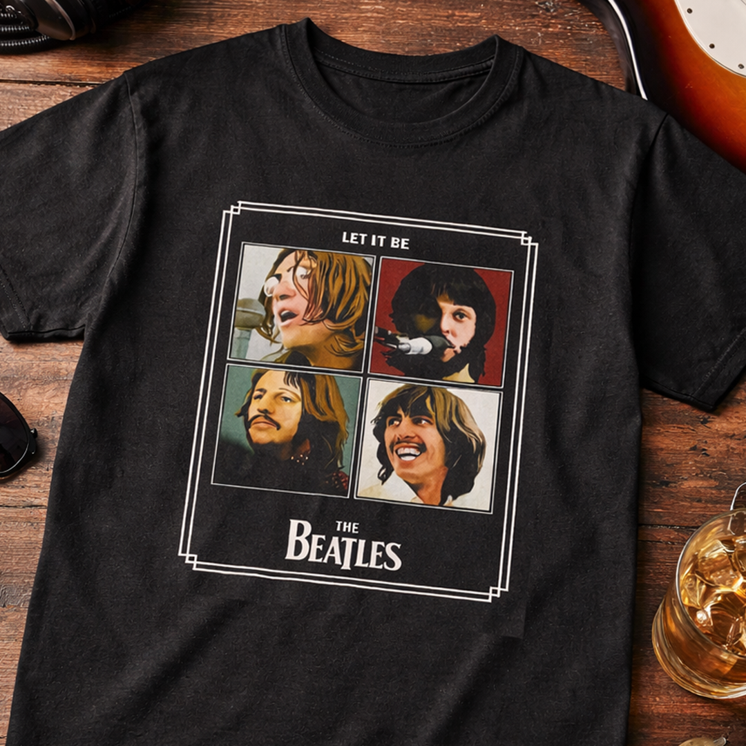Camiseta Algodon The Beatles Let It Be