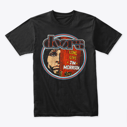 Camiseta Algodon The Doors Long Live Art
