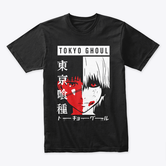 Camiseta Algodon Tokyo Ghoul Face
