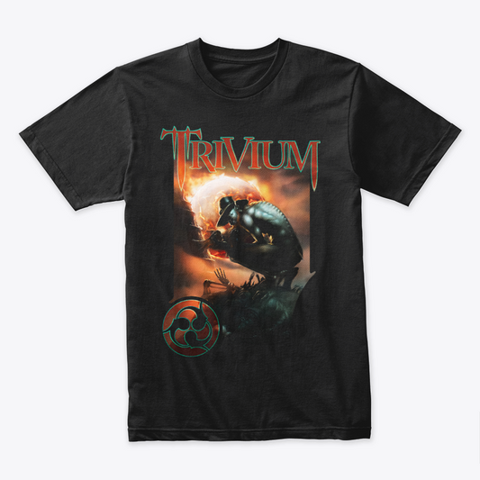 Camiseta Algodon Trivium Monster Full Art