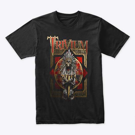 Camiseta Algodon Trivium full poster Style