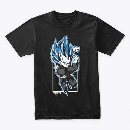 Camiseta Algodon Vegeta Dragon Ball Art