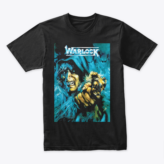 Camiseta Algodon Warlock Poster