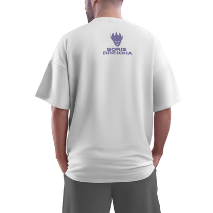 Camiseta Oversize Boris Brejcha Joker 2025 Morado