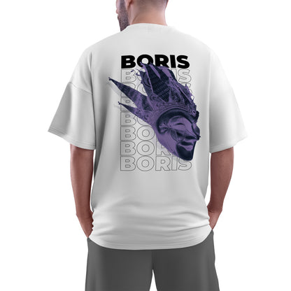 Camiseta Oversize Boris Brejcha FCKNG 2025 Morado