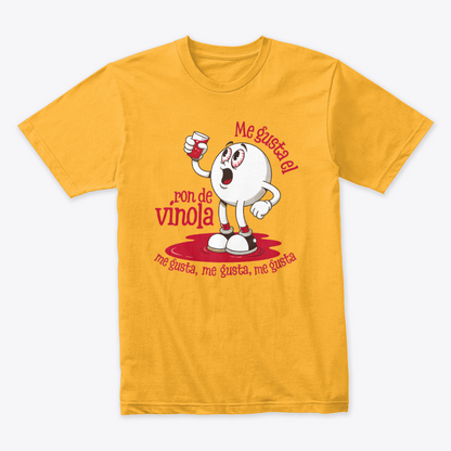 Camiseta Fin De Año Me Gusta El Ron De Vinola - Diseño 2