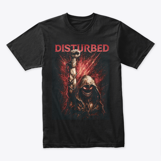 Camiseta Algodon Disturbed Poster