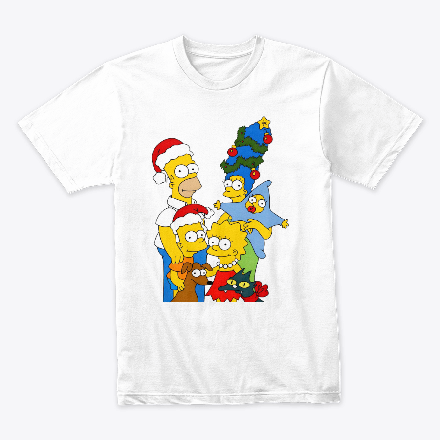 Camisetas Navideñas Familia Set de 3 Prendas Los Simpson