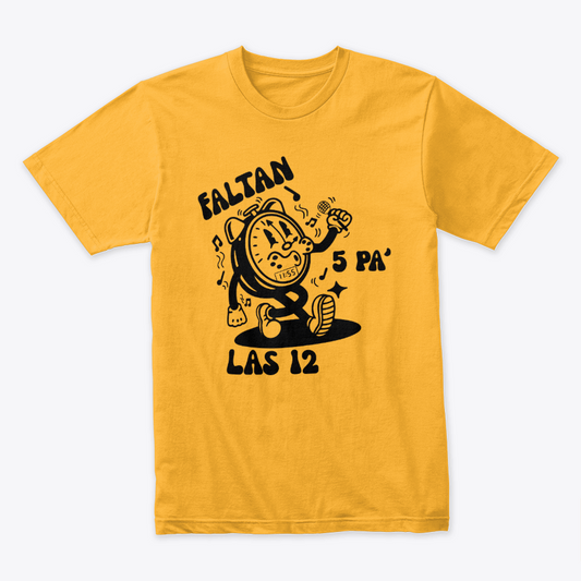 Camiseta Fin De Año Faltan 5 Pa las 12