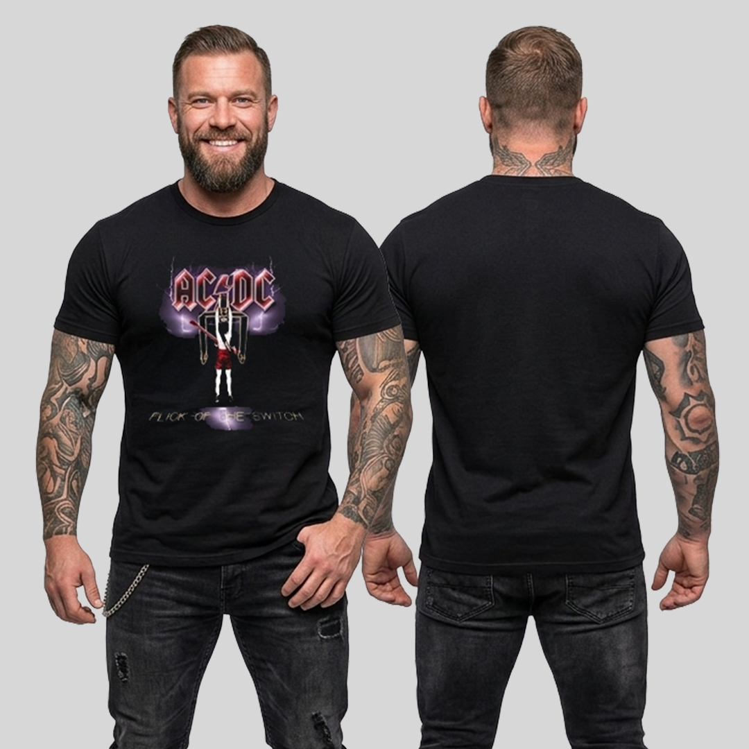 Camiseta Algodon ACDC Flick Of The Switch Art