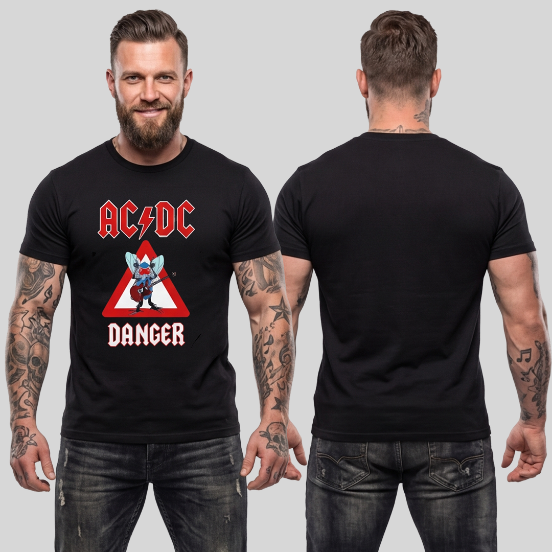Camiseta Algodon ACDC Danger Style