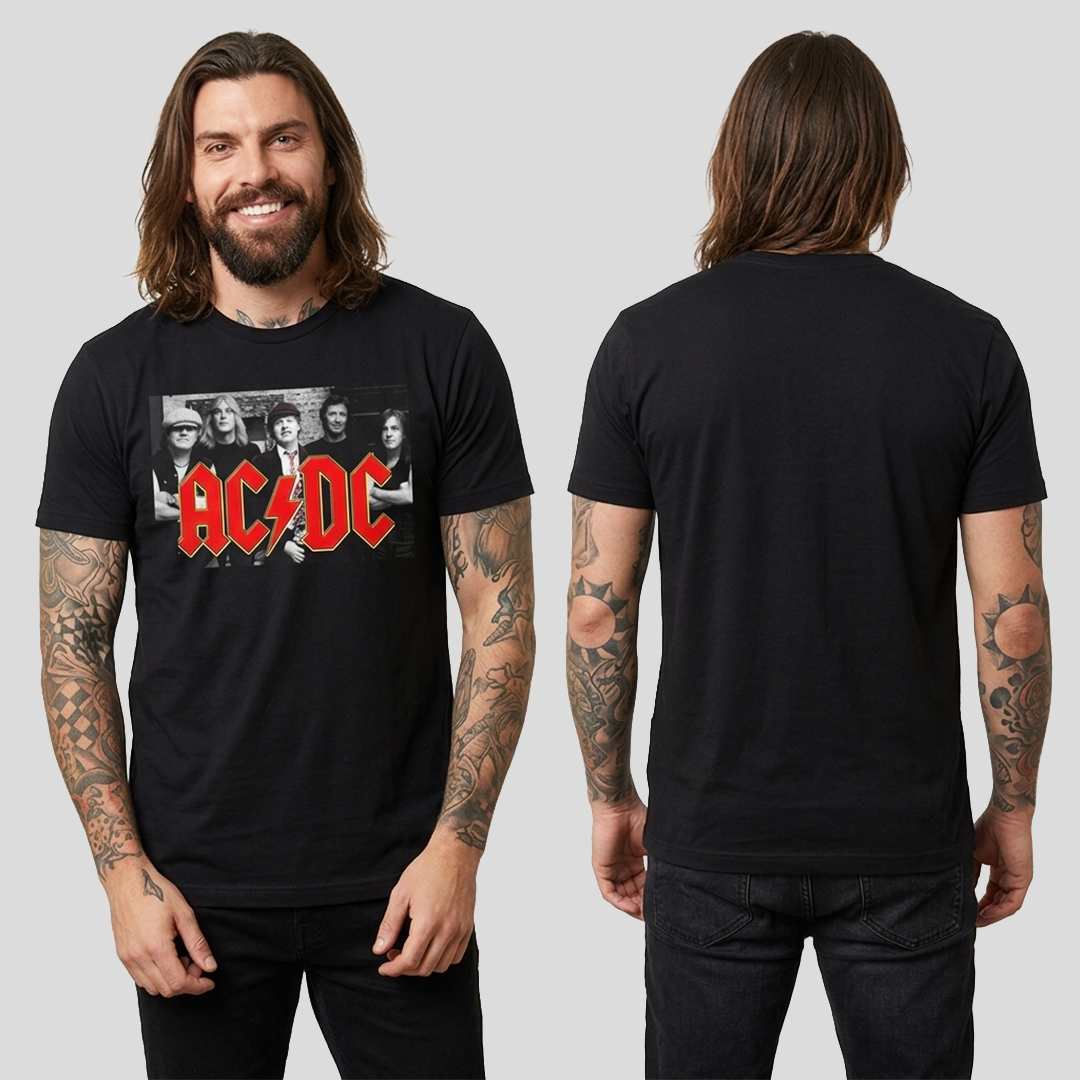 Camiseta Algodon ACDC Group