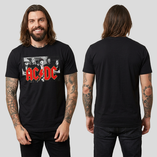 Camiseta Algodon ACDC Group