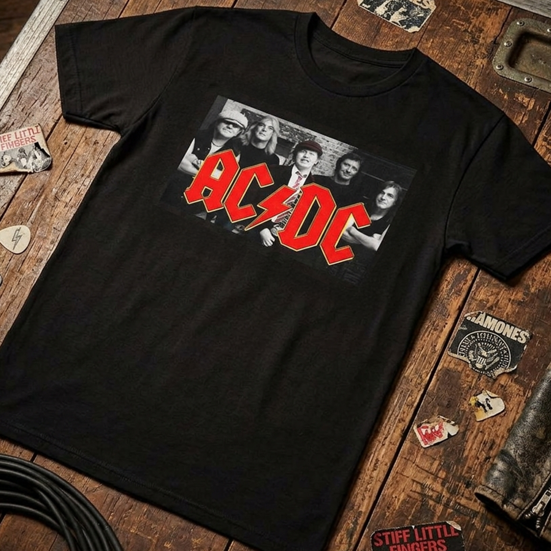 Camiseta Algodon ACDC Group