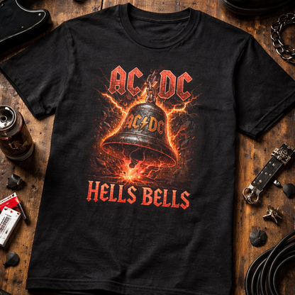 Camiseta Algodon ACDC Hell Bels