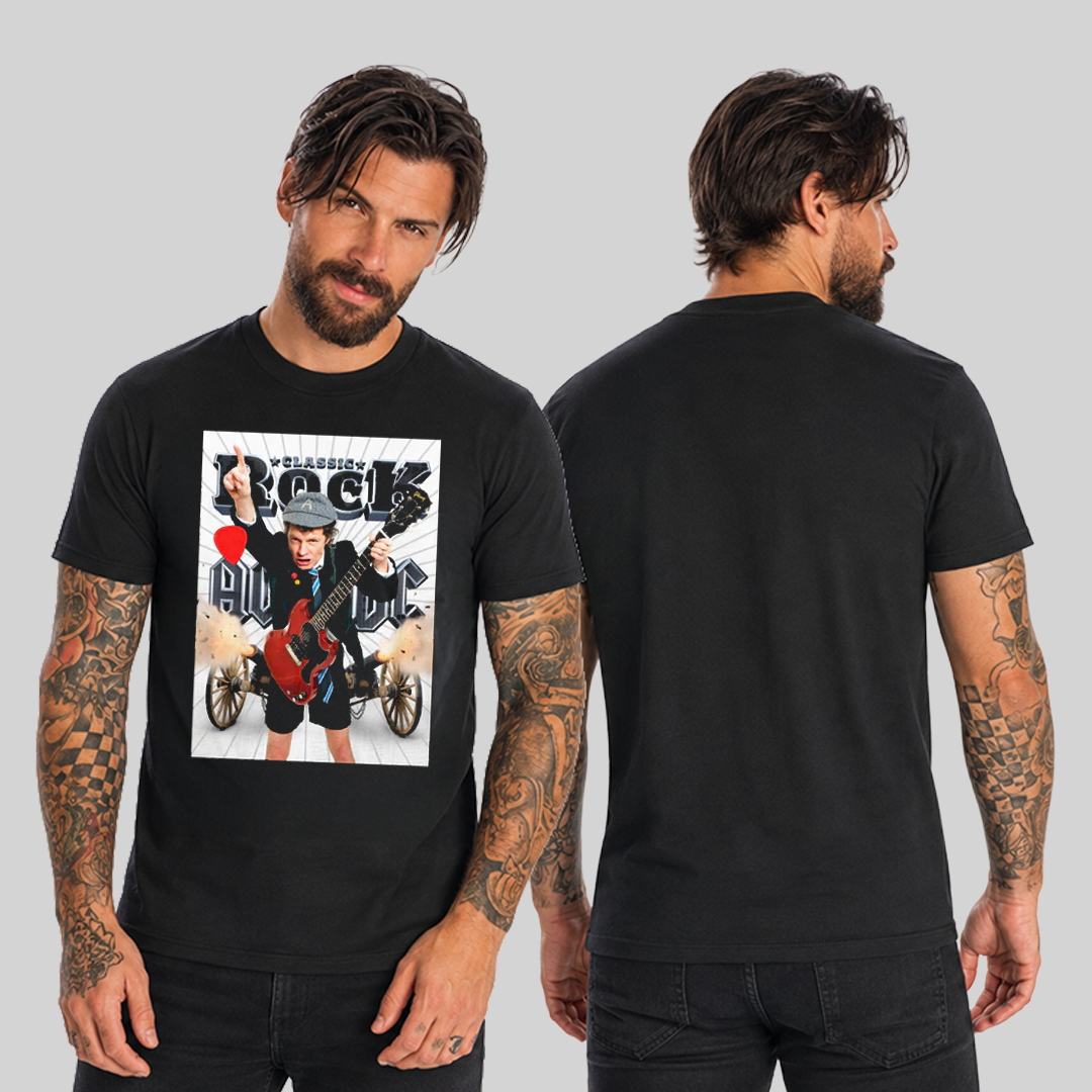 Camiseta Algodon ACDC Rock Classic