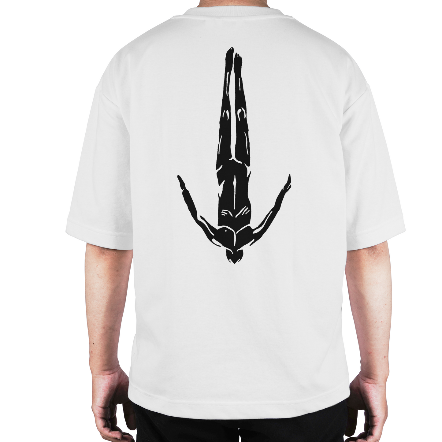 Camiseta Oversize Afterlife Logo Doble estampado