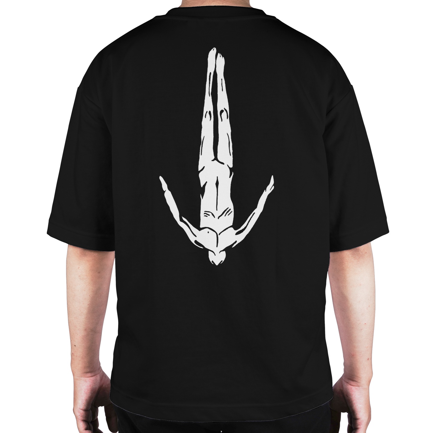 Camiseta Oversize Afterlife Logo Doble estampado