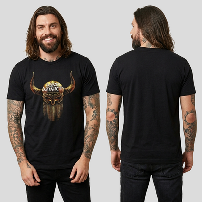 Camiseta Algodon Amon Amarth Casco Vikingo Art