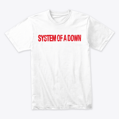 Camiseta Algodon System Of A Down Logo Rojo