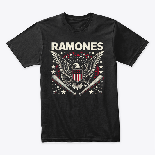 Camiseta Algodon Ramones Art
