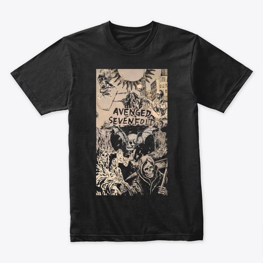 Camiseta Algodon Avenged Sevenfold Poster