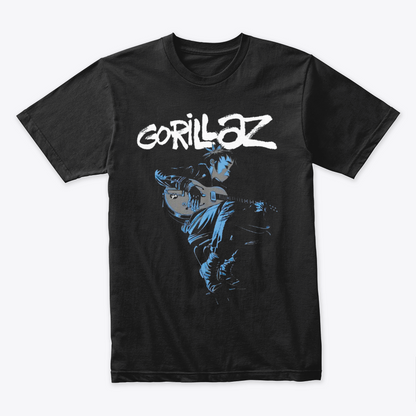 Camiseta Algodon Gorillaz 2d Blue